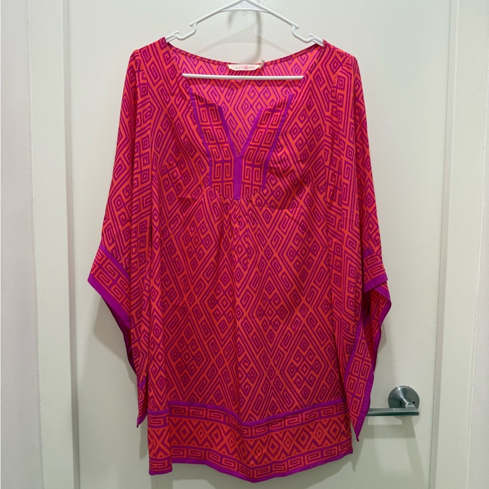 Alice & Trixie Long Sleeve Preppy Tunic Mini Dress